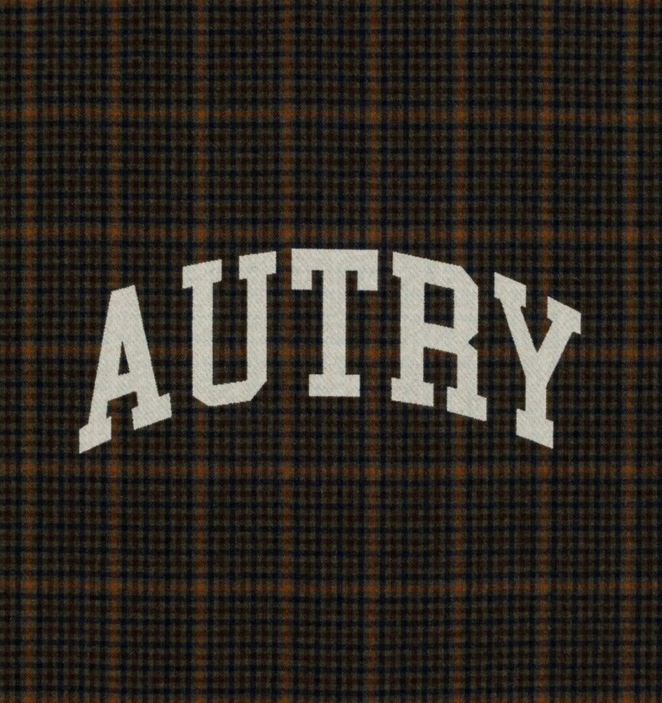 COUVERTURE CHECK AVEC MAXI LOGO UNISEX