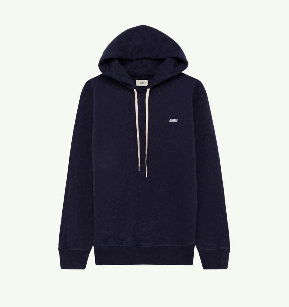 SWEAT À CAPUCHE EN COTON AVEC LOGO BRODÉ POUR FEMME