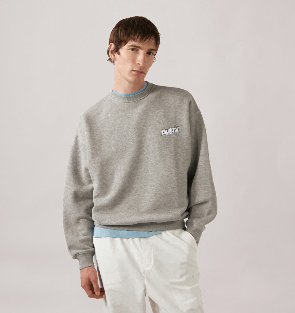 SWEAT EN COTON DOUBLE LOGO UNISEX
