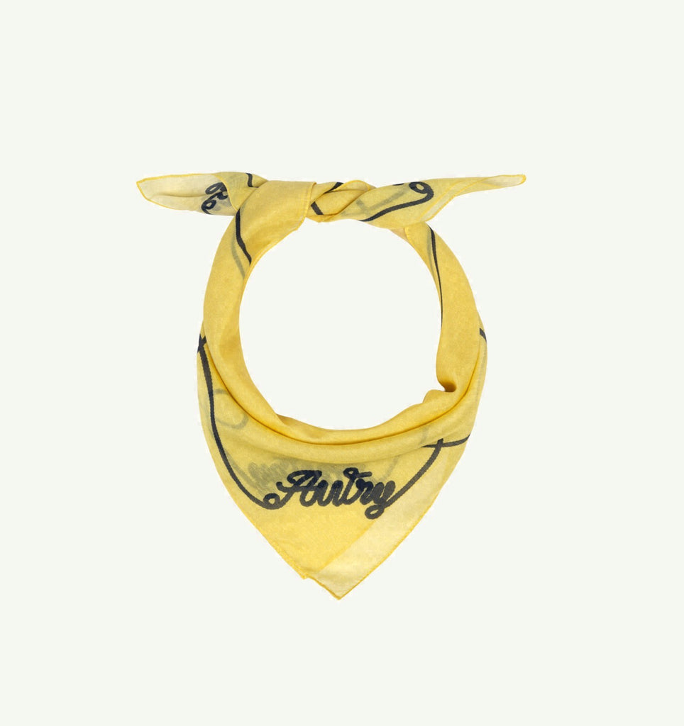 FOULARD EN COTON ET SOIE UNISEX