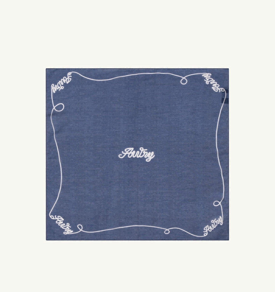 FOULARD EN COTON ET SOIE UNISEX