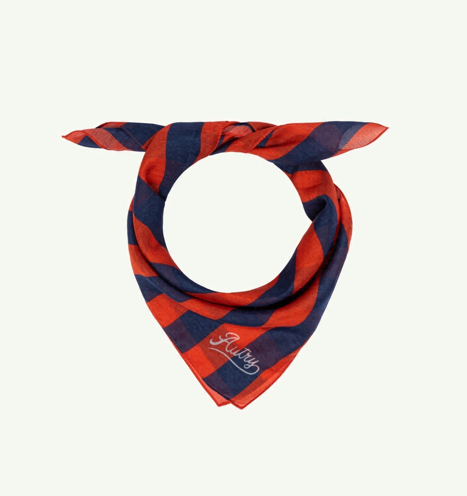 FOULARD EN COTON ET SOIE UNISEX