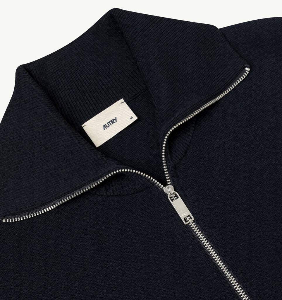 VESTE À FERMETURE ÉCLAIR EN MAILLE DE VISCOSE FEMME