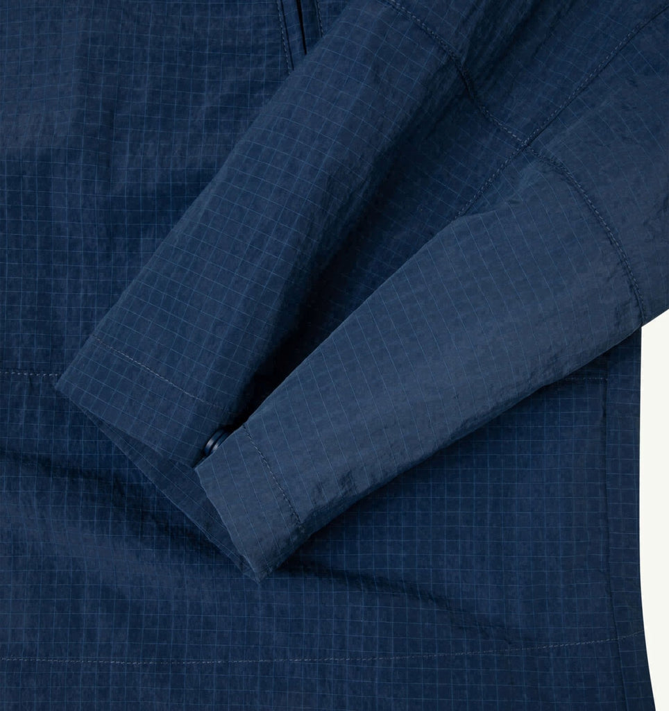 VESTE RIPSTOP À FERMETURE ÉCLAIR INTÉGRALE BLEU MARINE UNISEX