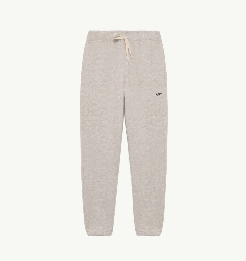PANTALON EN COTON AVEC LOGO BRODÉ FEMME