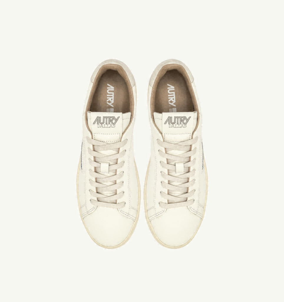DALLAS LOW EN CUIR BLANC
