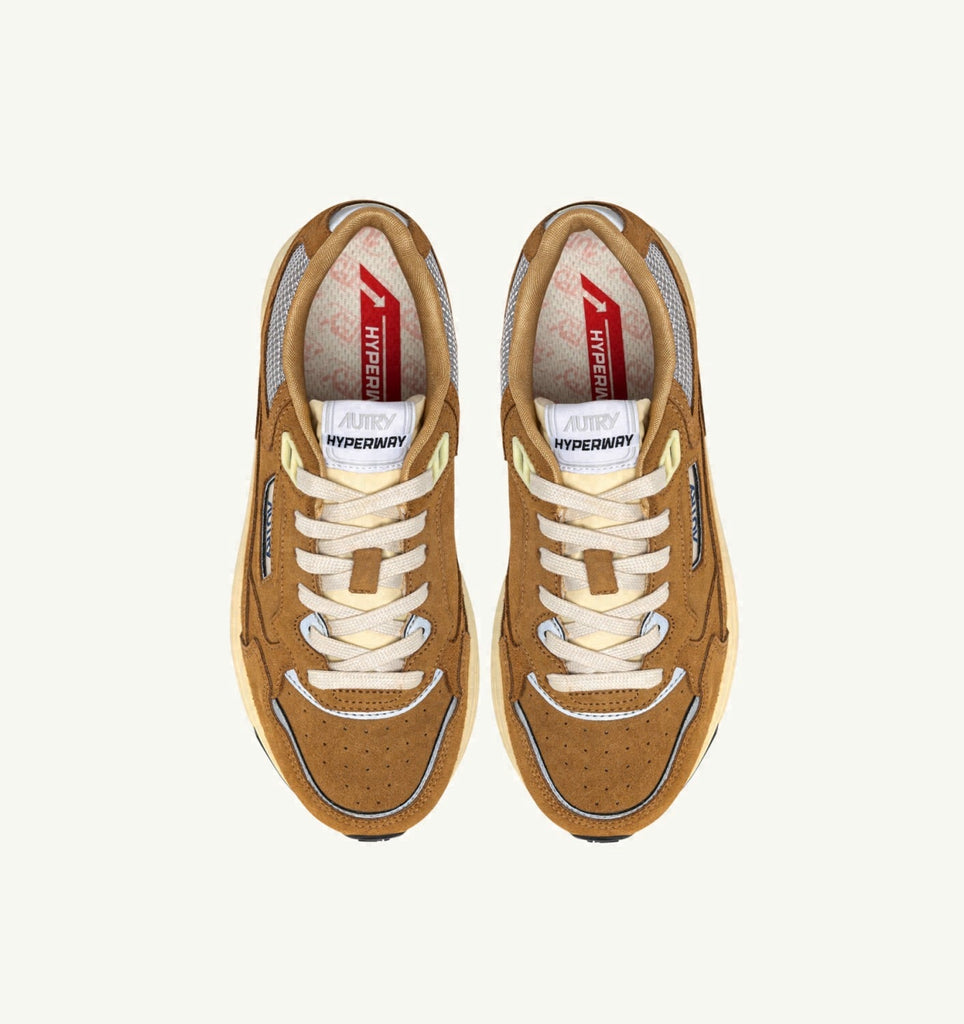 HYPERWAY EN MESH EN DAIM COPPER E ARGENT