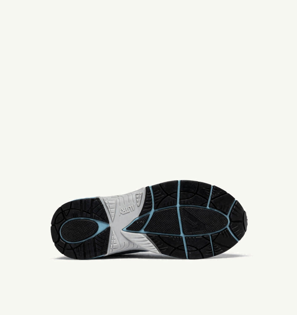 HYPERWAY EN CUIR SYNTHÉTIQUE ET MESH ARGENT ET NOIR ET FORGET ME NOT
