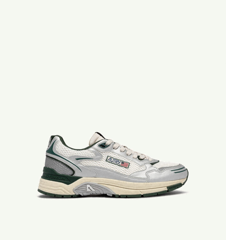 HYPERWAY EN CUIR SYNTHÉTIQUE ET MESH ARGENT WHISPER WHITE ET MOUNTAIN