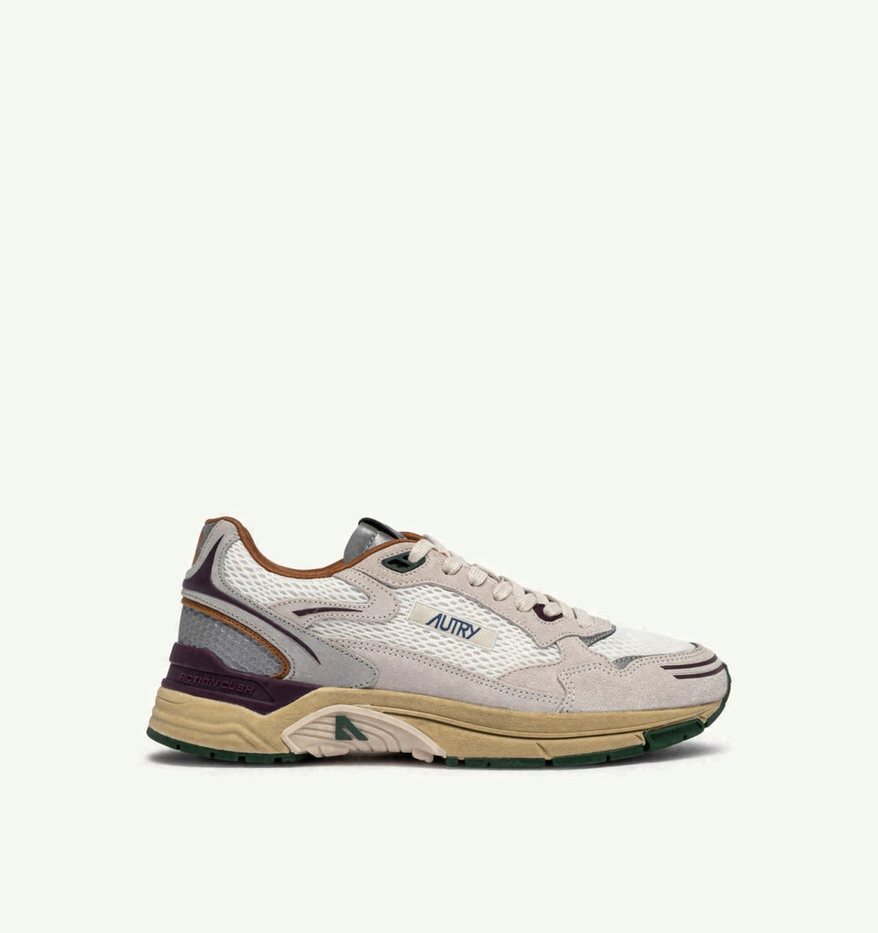 HYPERWAY EN DAIM ET MESH BLANC ET FIG