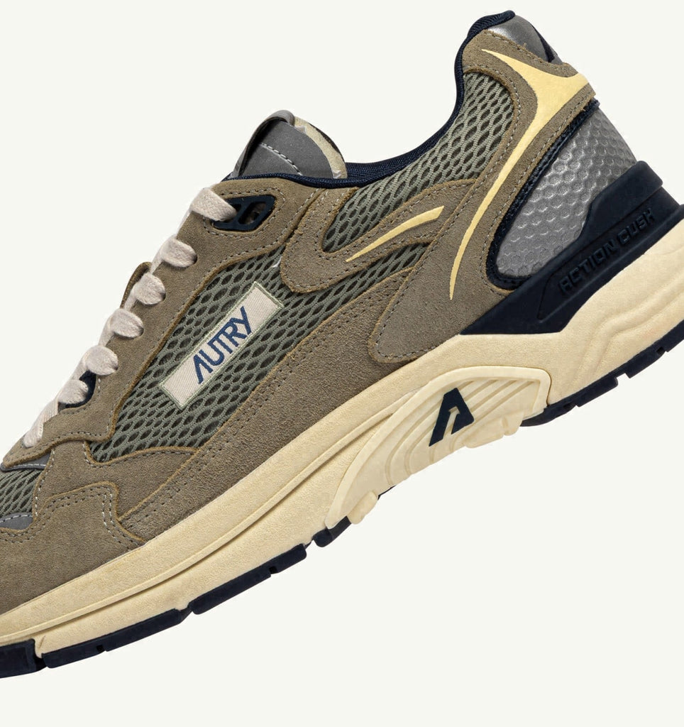 HYPERWAY EN DAIM ET MESH SILVER SAGE ET SPA BLUE