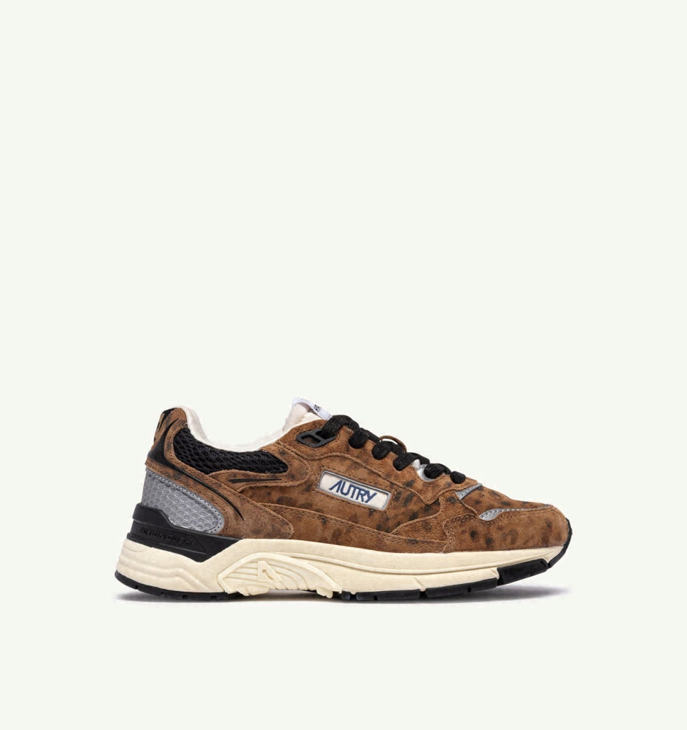 HYPERWAY EN DAIM SAND EVY LÉOPARD ET NOIR