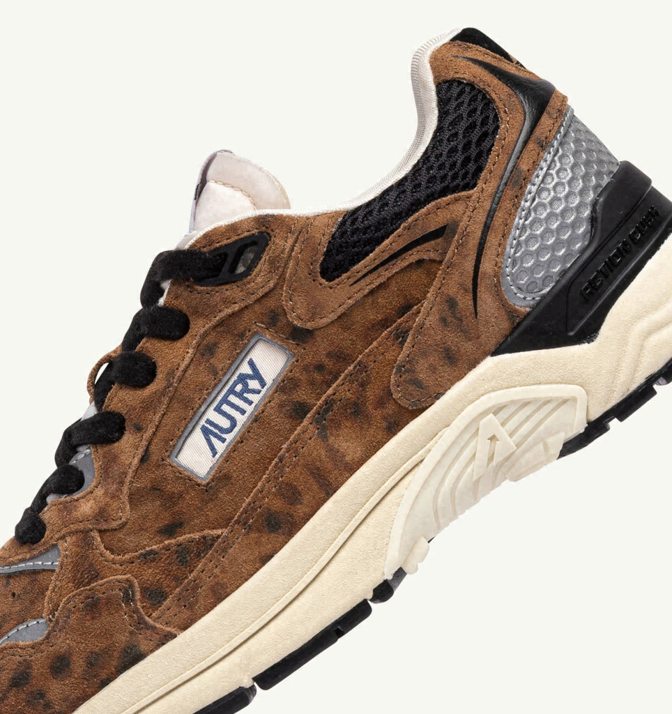 HYPERWAY EN DAIM SAND EVY LÉOPARD ET NOIR