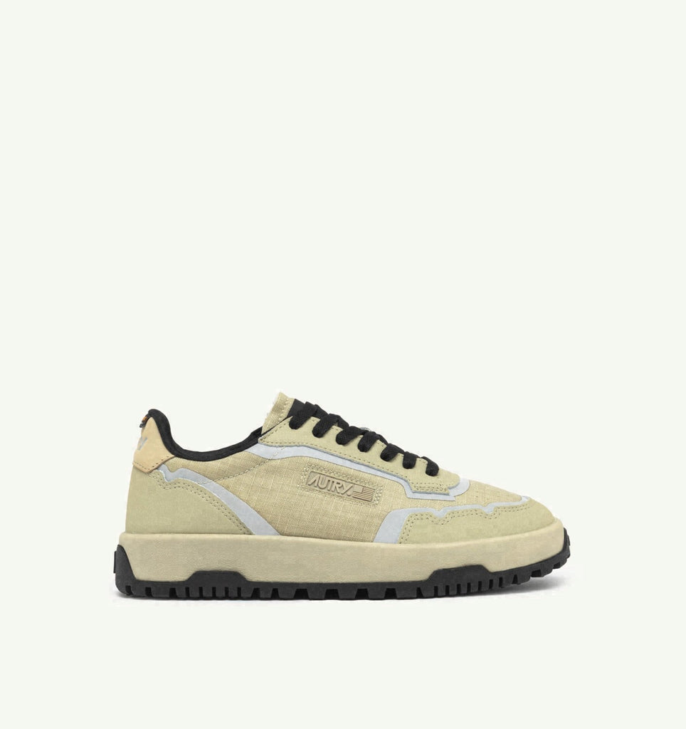 WILDPACE LOW EN NYLON RIPSTOP ET CUIR TIDAL FOAM ET REFLEX