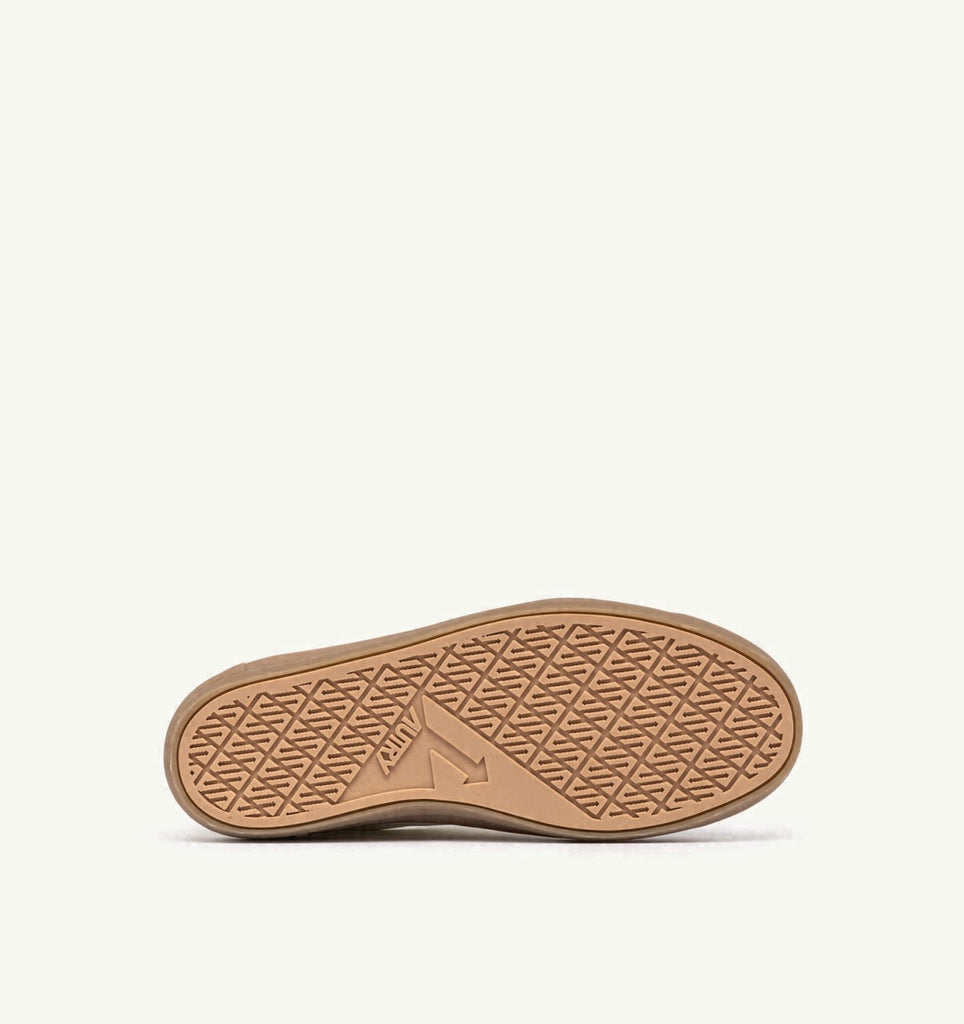 WINDSCAPE LOW EN CUIR MARSHMALLOW ET TAN