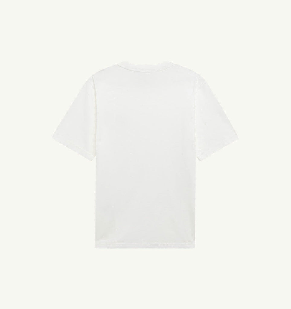 T-SHIRT EN COTON AVEC DOUBLE LOGO FEMME
