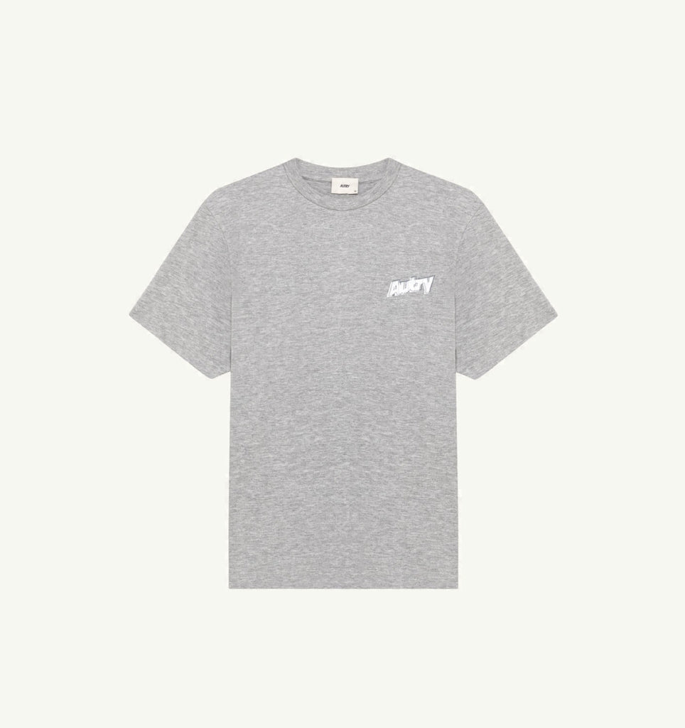 T-SHIRT EN COTON AVEC DOUBLE LOGO HOMME