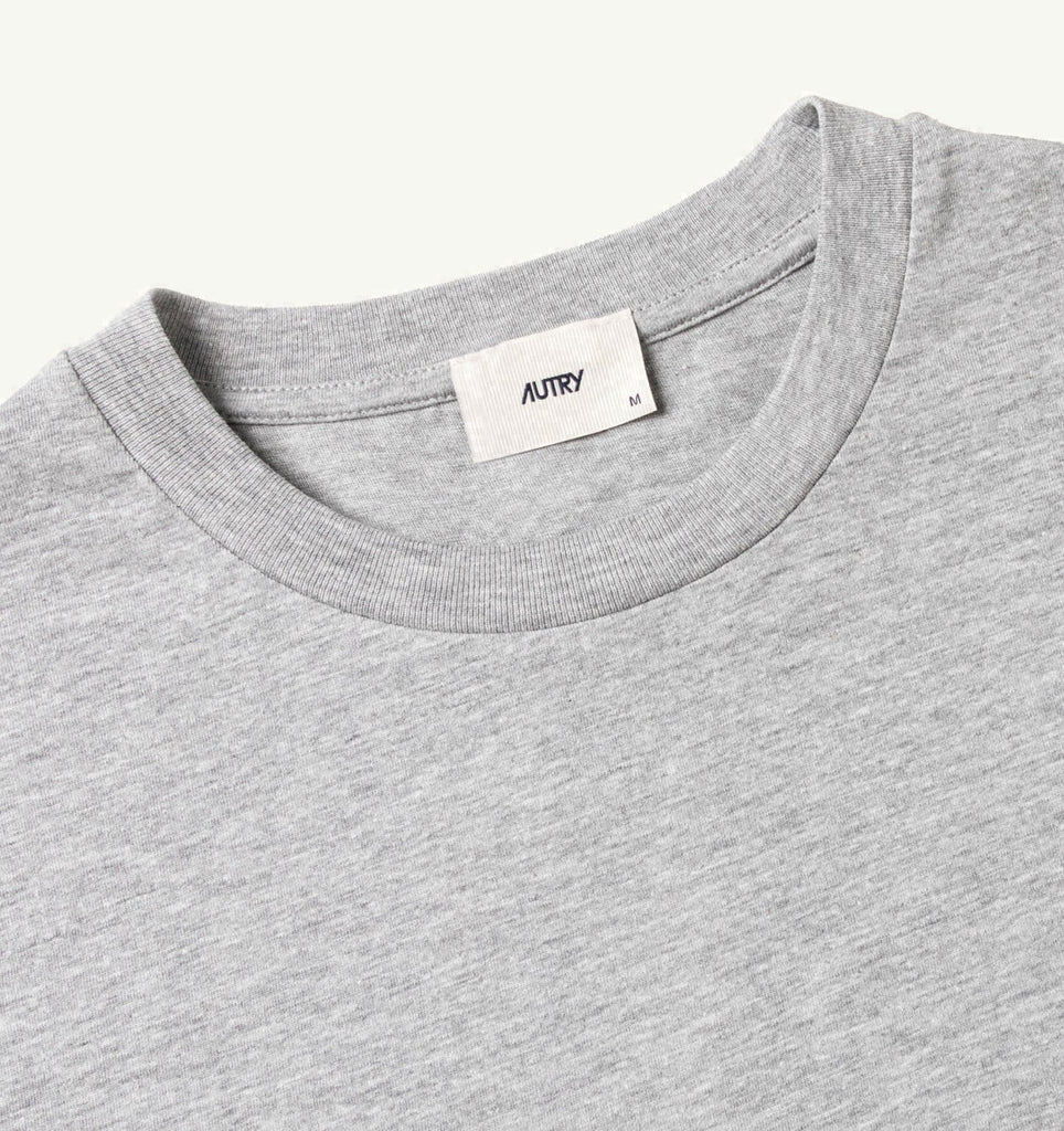 T-SHIRT EN COTON AVEC DOUBLE LOGO HOMME