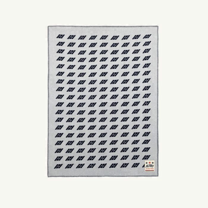 COUVERTURE EN LAINE BLEU UNISEX