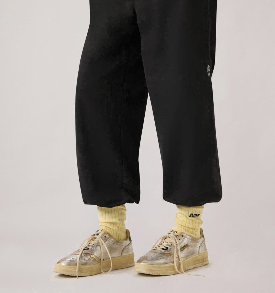 CHAUSSETTES À CÔTES AVEC LOGO BRODÉ UNISEX