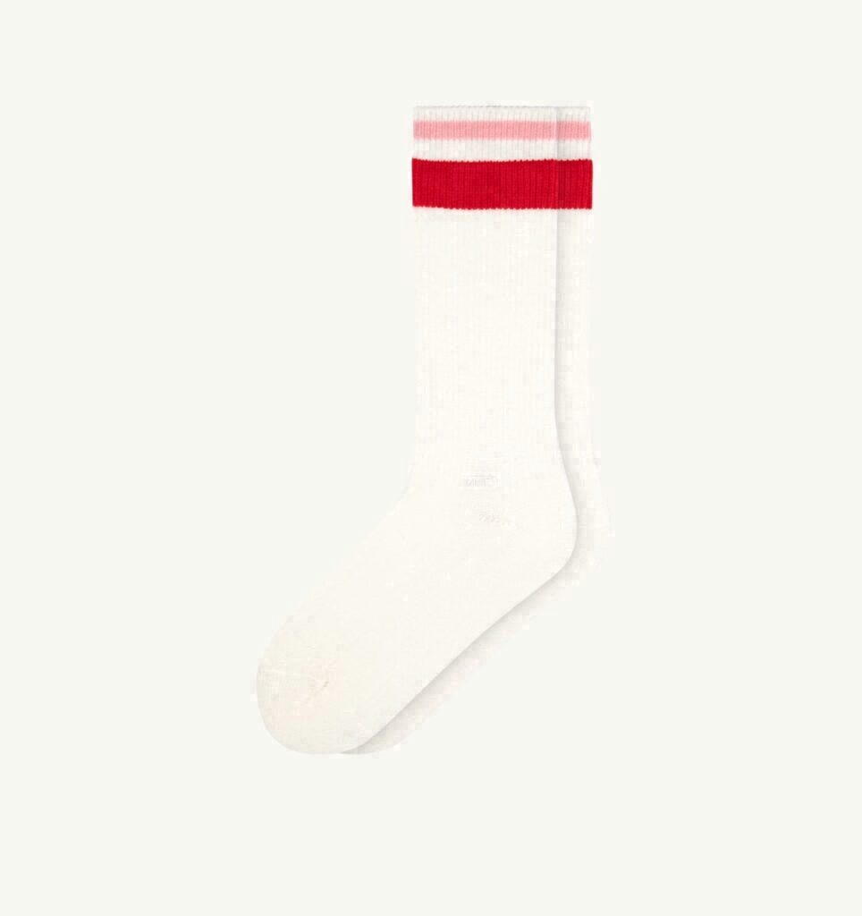 CHAUSSETTES AVEC LOGO ET RAYURES UNISEX