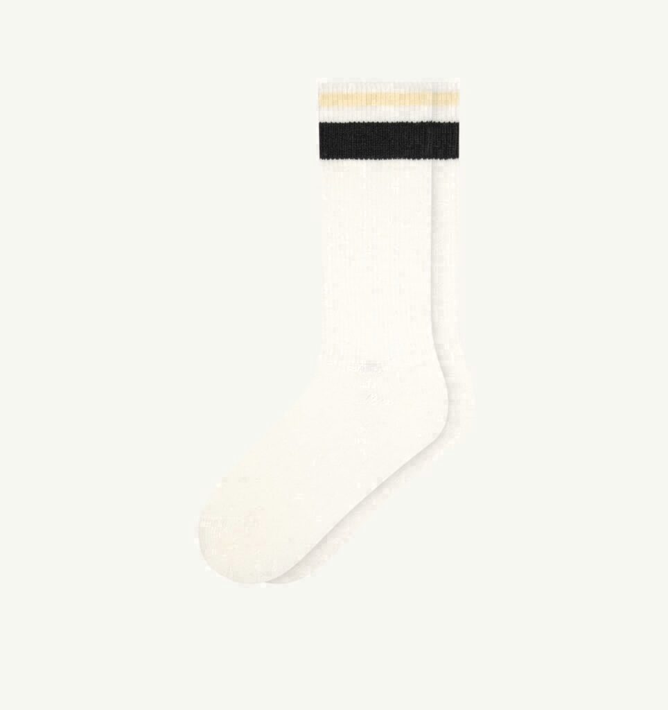 CHAUSSETTES AVEC LOGO ET RAYURES UNISEX