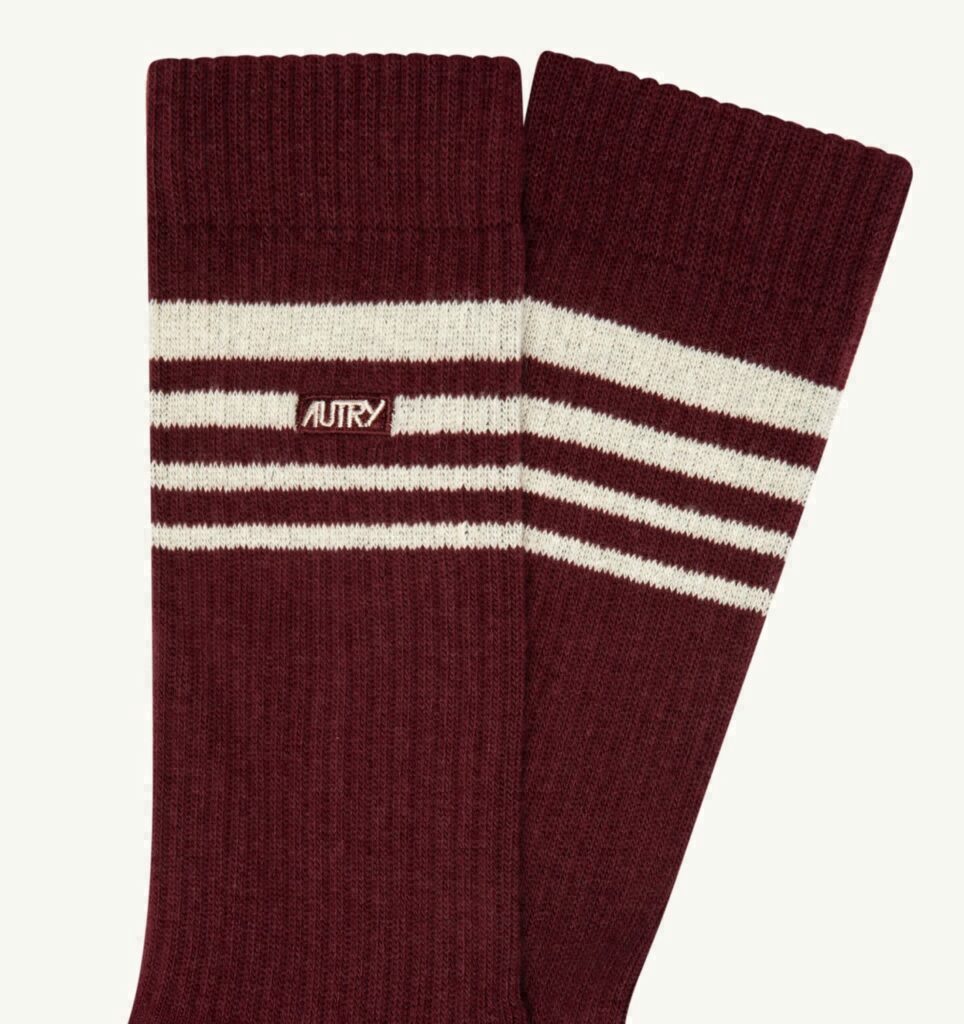 CHAUSSETTES AVEC LOGO BRODÉ ET RAYURES UNISEX