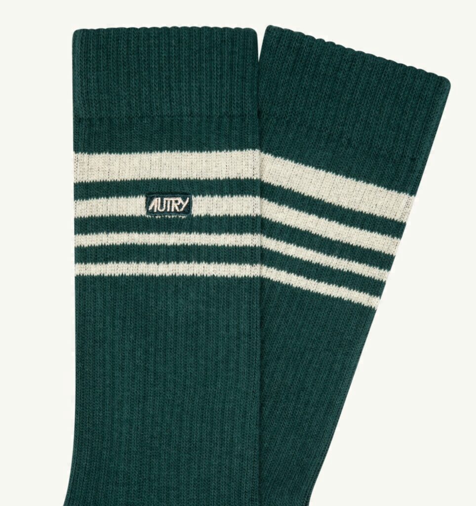 CHAUSSETTES AVEC LOGO BRODÉ ET RAYURES UNISEX