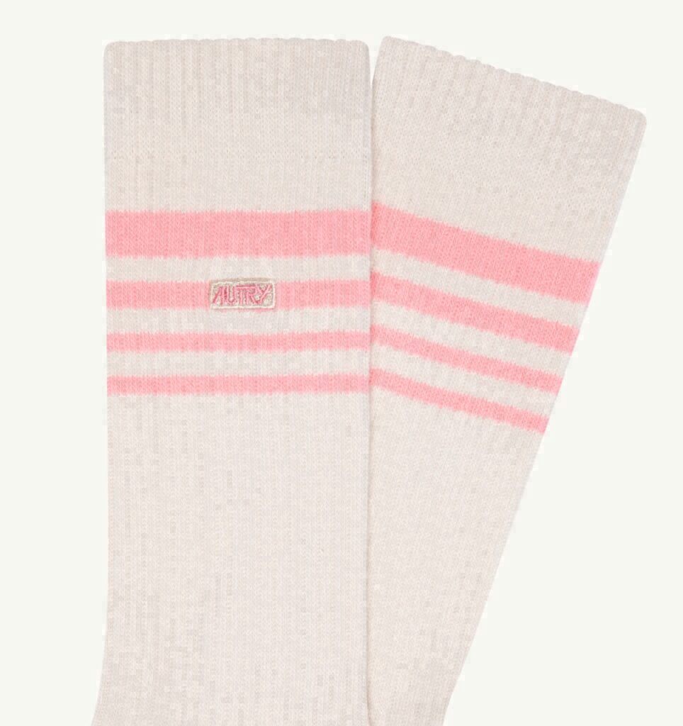 CHAUSSETTES AVEC LOGO BRODÉ ET RAYURES UNISEX