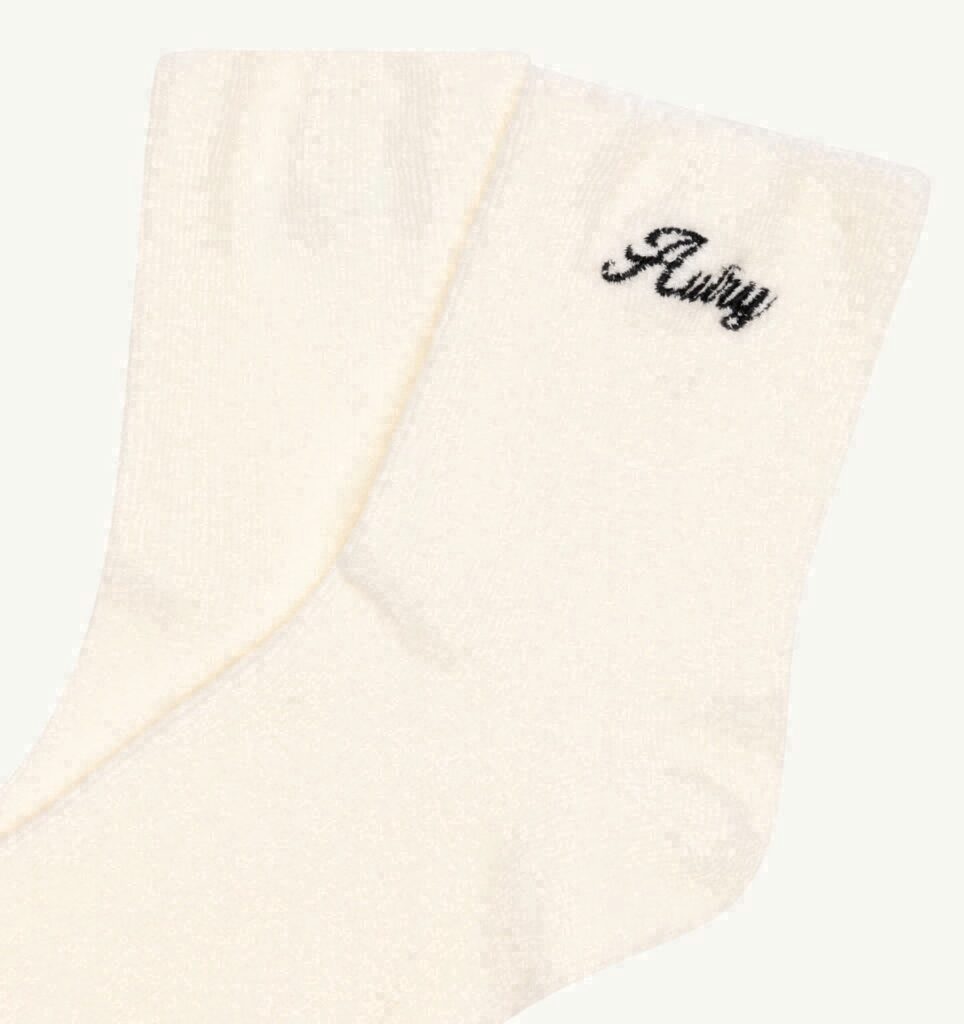 CHAUSSETTES EN COTON ÉPONGE AVEC LOGO BRODÉ UNISEX