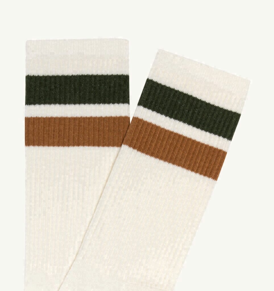 CHAUSSETTES JACQUARD AVEC LOGO À RAYURES UNISEX