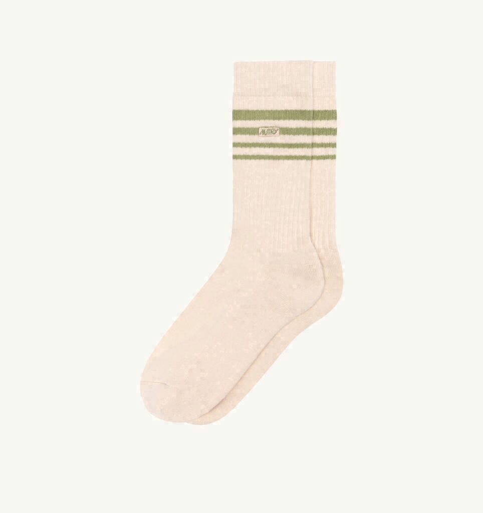 CHAUSSETTES JACQUARD AVEC LOGO À RAYURES UNISEX