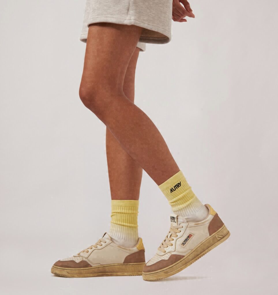 CHAUSSETTES TIE-DYE AVEC LOGO BRODÉ UNISEX