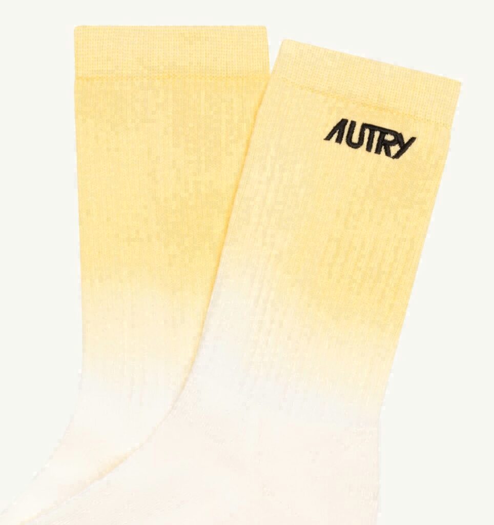 CHAUSSETTES TIE-DYE AVEC LOGO BRODÉ UNISEX
