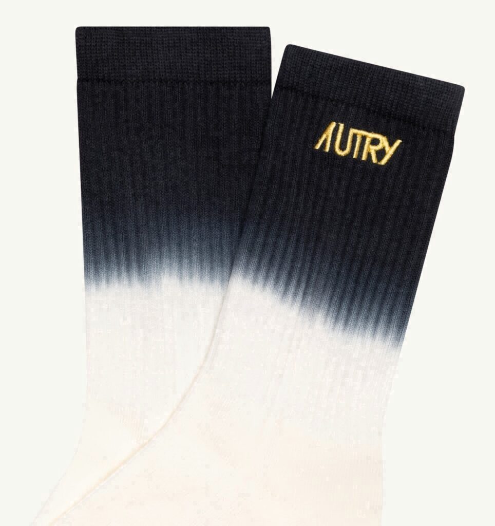 CHAUSSETTES TIE-DYE AVEC LOGO BRODÉ UNISEX