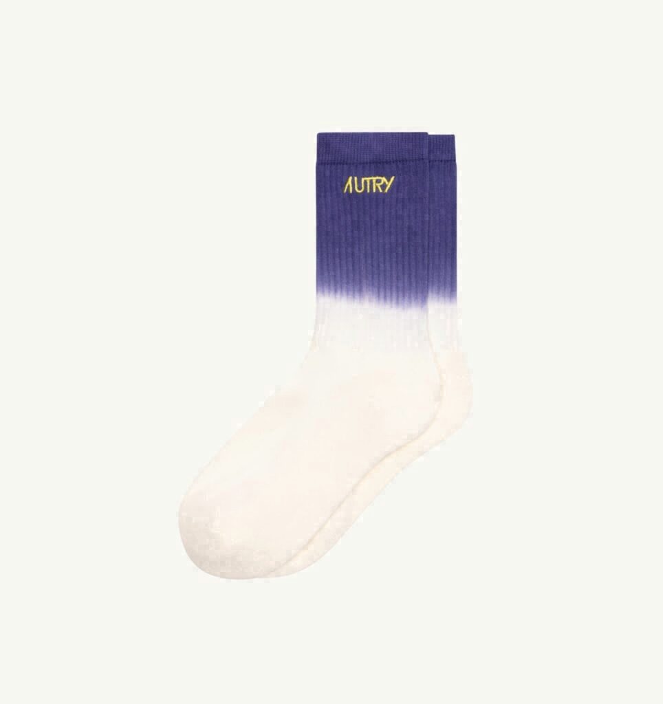 CHAUSSETTES TIE-DYE AVEC LOGO BRODÉ UNISEX