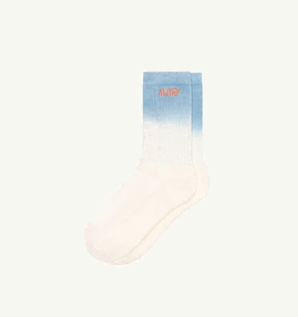 CHAUSSETTES TIE-DYE AVEC LOGO BRODÉ UNISEX