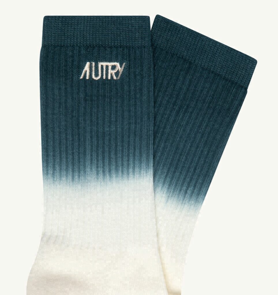 CHAUSSETTES TIE-DYE AVEC LOGO BRODÉ UNISEX