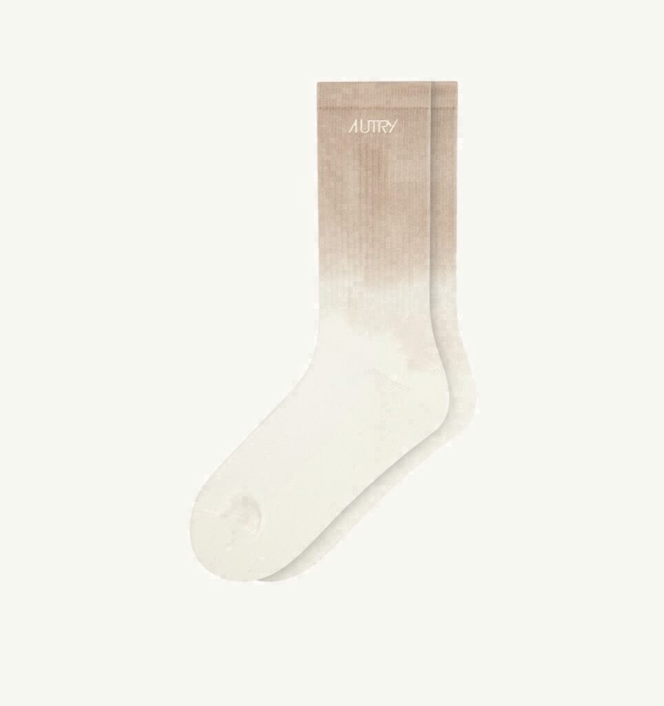 CHAUSSETTES TIE-DYE AVEC LOGO BRODÉ UNISEX