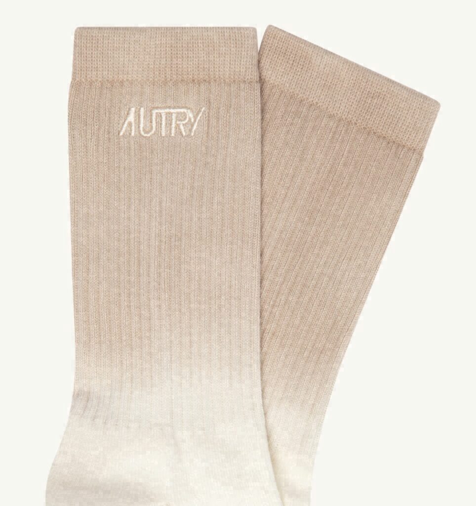 CHAUSSETTES TIE-DYE AVEC LOGO BRODÉ UNISEX