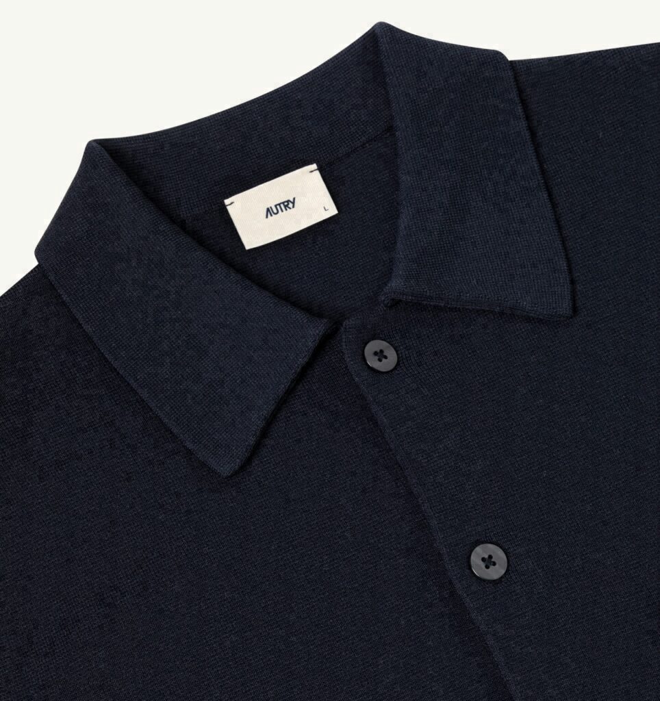 CHEMISE-VESTE EN MAILLE DE VISCOSE HOMME