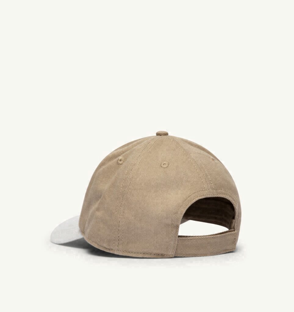 CASQUETTE BASEBALL BICOLORE AVEC LOGO BRODÉ UNISEX