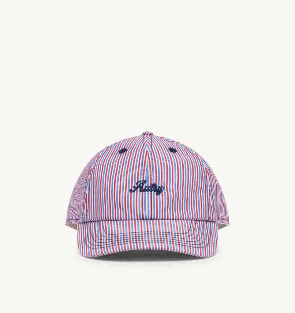 CASQUETTE DE BASEBALL EN COTON À RAYURES UNISEX