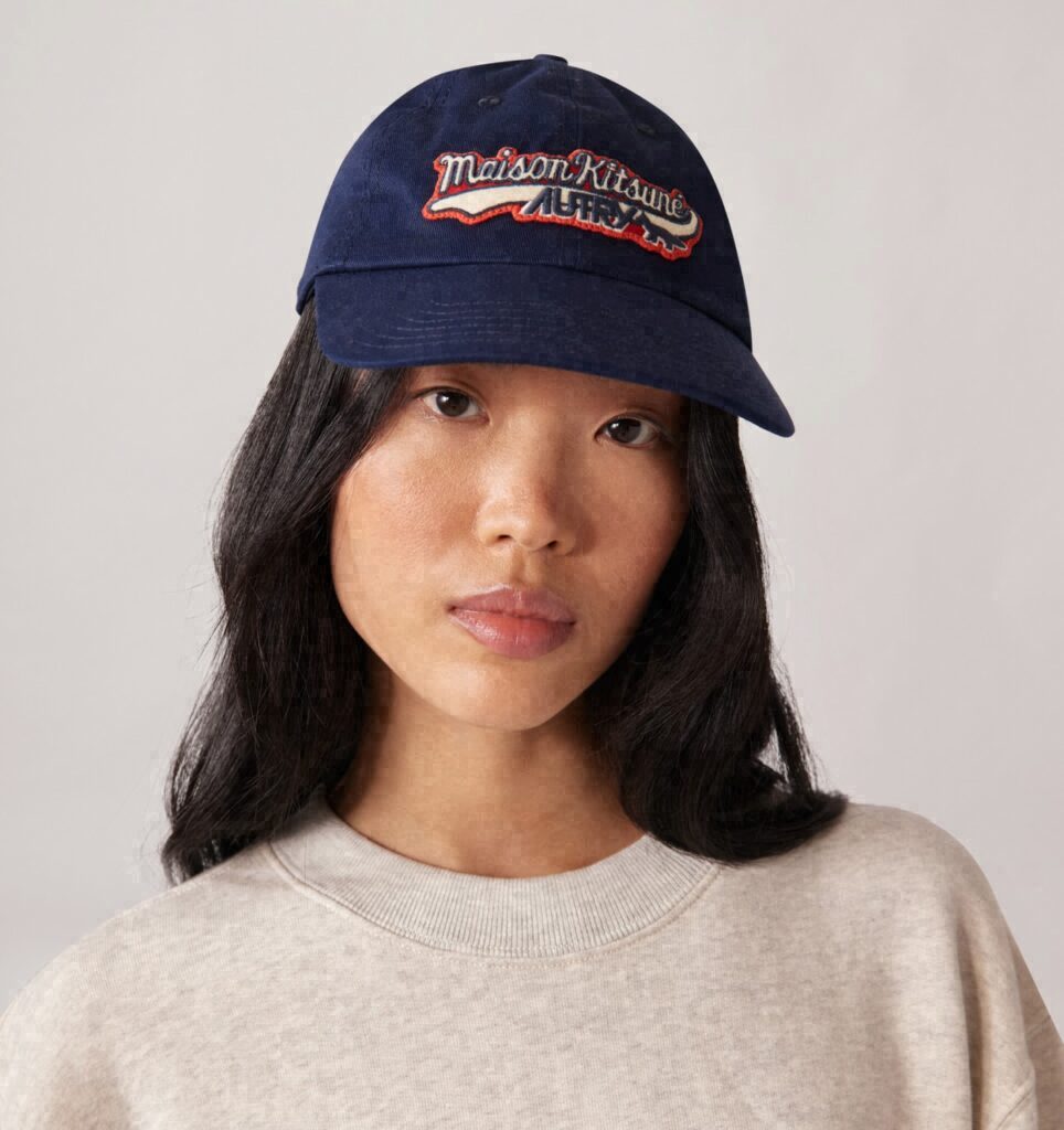 CHAPEAU BASEBALL AVEC LOGO AUTRY 'MAISON KITSUNÉ' UNISEX
