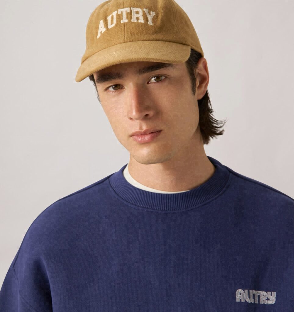 CASQUETTE DE BASEBALL AVEC LOGO COLLEGE UNISEX
