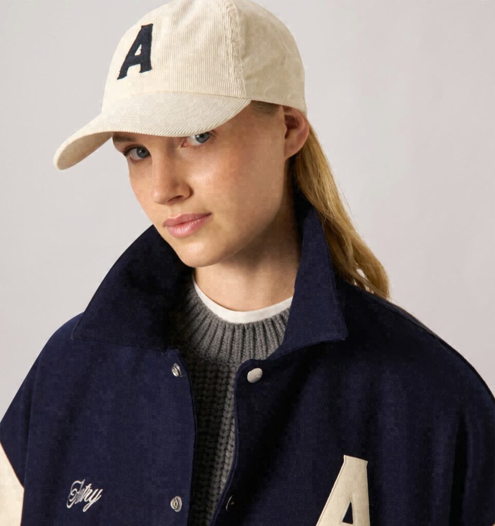 CASQUETTE DE BASEBALL EN VELOURS CÔTELÉ AVEC LOGO UNISEX