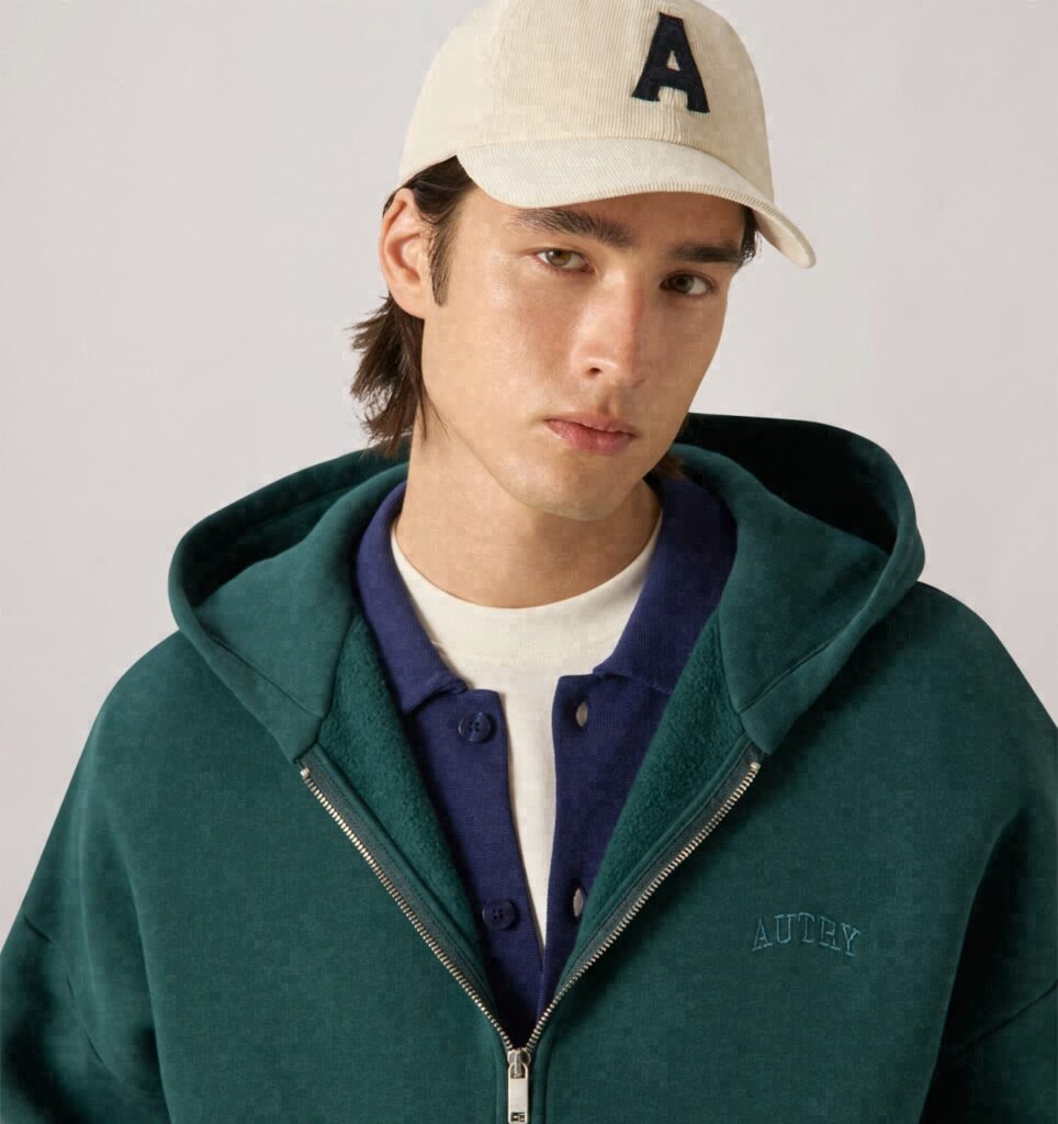 CASQUETTE DE BASEBALL EN VELOURS CÔTELÉ AVEC LOGO UNISEX