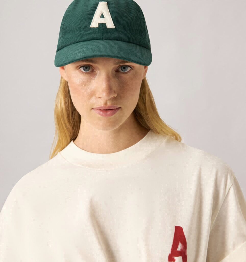CASQUETTE DE BASEBALL EN VELOURS CÔTELÉ AVEC LOGO UNISEX