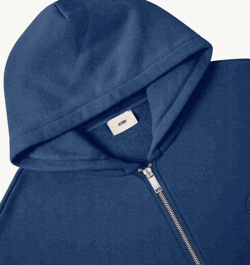 SWEAT À CAPUCHE ZIPPÉ AVEC LOGO ASSORTI UNISEX