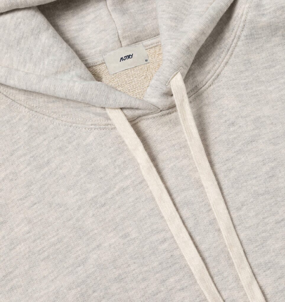 SWEAT À CAPUCHE EN COTON AVEC LOGO BRODÉ POUR FEMME